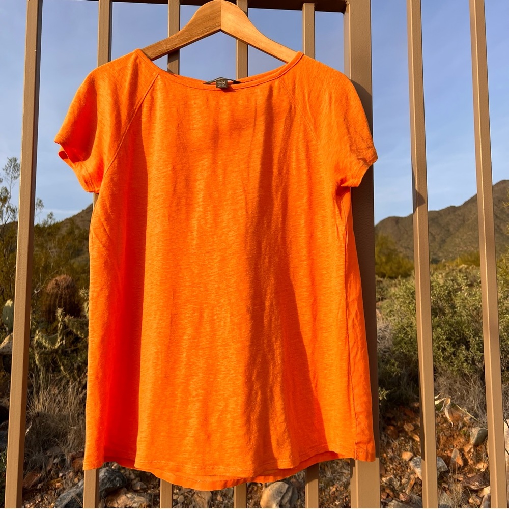 ⬇️💲Tommy Bahama Ladies Short Sleeve Shirt Size M Color Orange